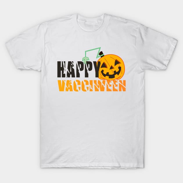 HAPPY VACCIWEEN HALLOWEEN T-Shirt by jaml-12